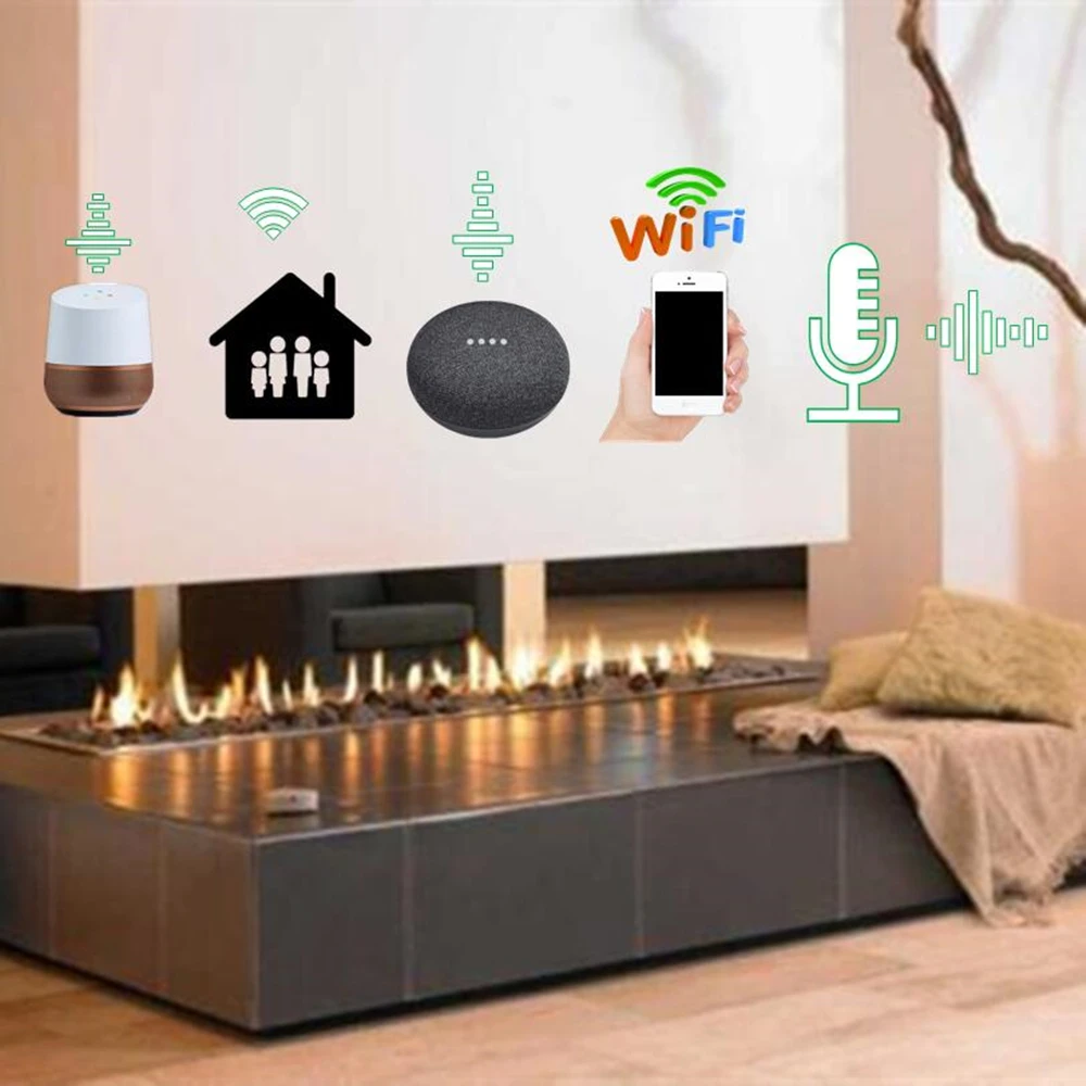 72 Inch Smart Kamin Bio Chimenea Fireplace Stove Automic Electric Ethanol Morden Fire place Burner