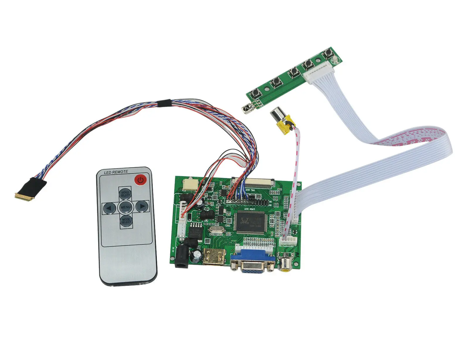 

HDMI-compatible VGA AV Remote LCD Controller Board Kit For B116XW02 V0 1366X768 40Pin LED Panel