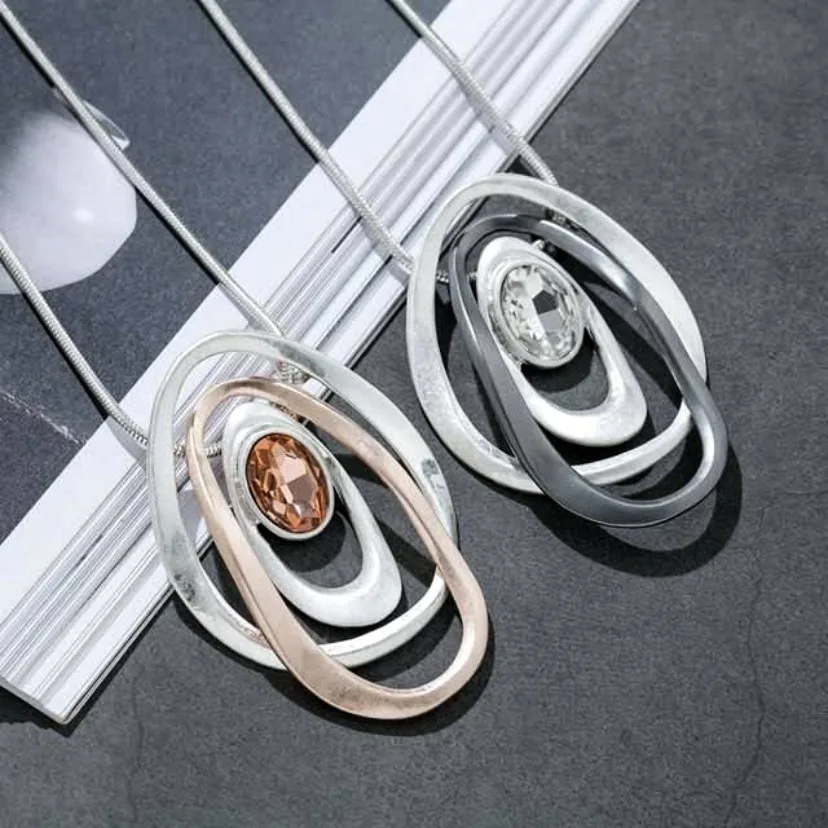 Long Necklaces & Pendants for Women Maxi Collier Femme Geometric Chain Fashion Necklace Statement Colar Accessories Jewelry 2025