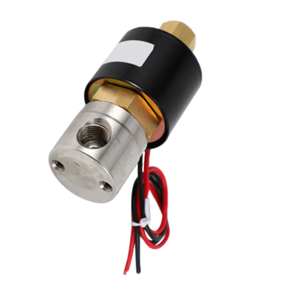 1PC 1/4 "DN08 BSP AC220V DC12V DC24V In Acciaio Inox 304 Normalmente Aperto Solenoide Elettrico Valvola N/O