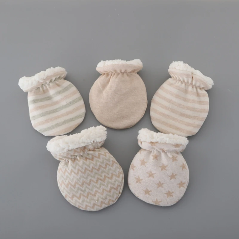 Guantes de invierno antiagarre para niños y niñas, manoplas gruesas y cálidas de lana, calentador de manos para recién nacidos, regalo para bebés