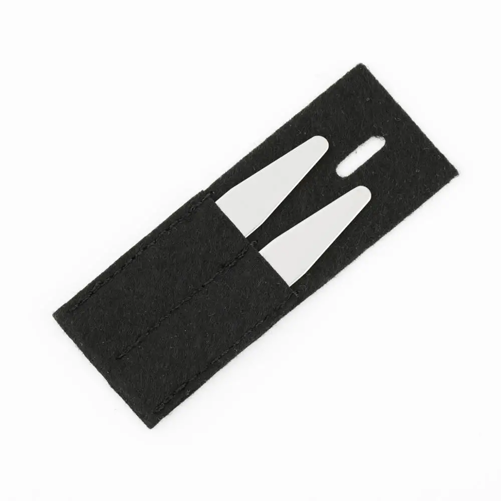 Qi Qi Wu Mens Collar Stays Stainless Steel Man or Women Shirt Collar Fixed Collar Stay Neckline Collar Pin Collar Stay Gift image 4