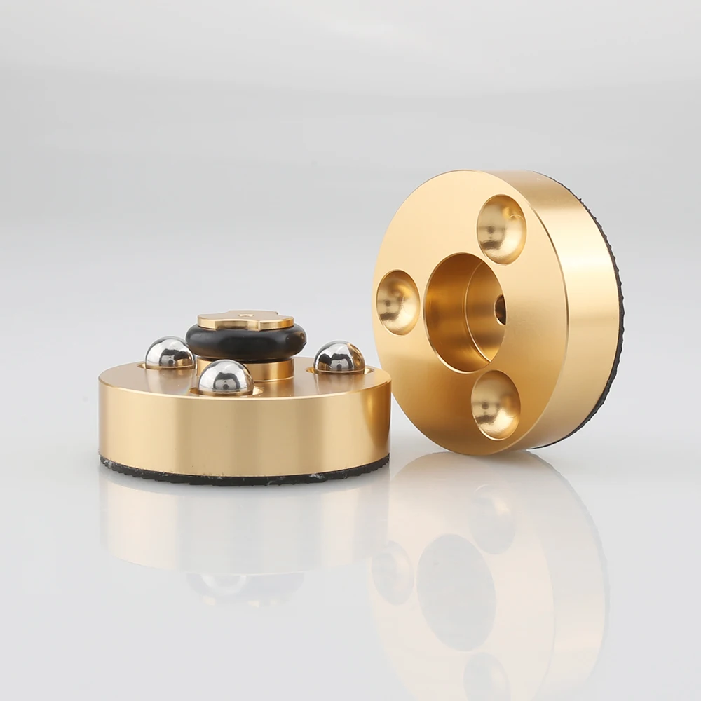 4 buah HIFI Audio speaker Amplifier Casis manik-manik antikejut penyerap bantalan kaki bantalan kaki penyerapan getaran berdiri