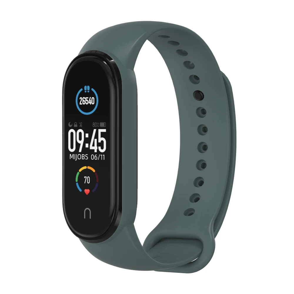 สำหรับ Xiaomi Mi 5 6 7กีฬาสร้อยข้อมือซิลิโคนสำหรับ Mi Band 4สมาร์ทสายรัดข้อมือ Xiaomi Correa miband 3 Pulseira สายรัดข้อมือ