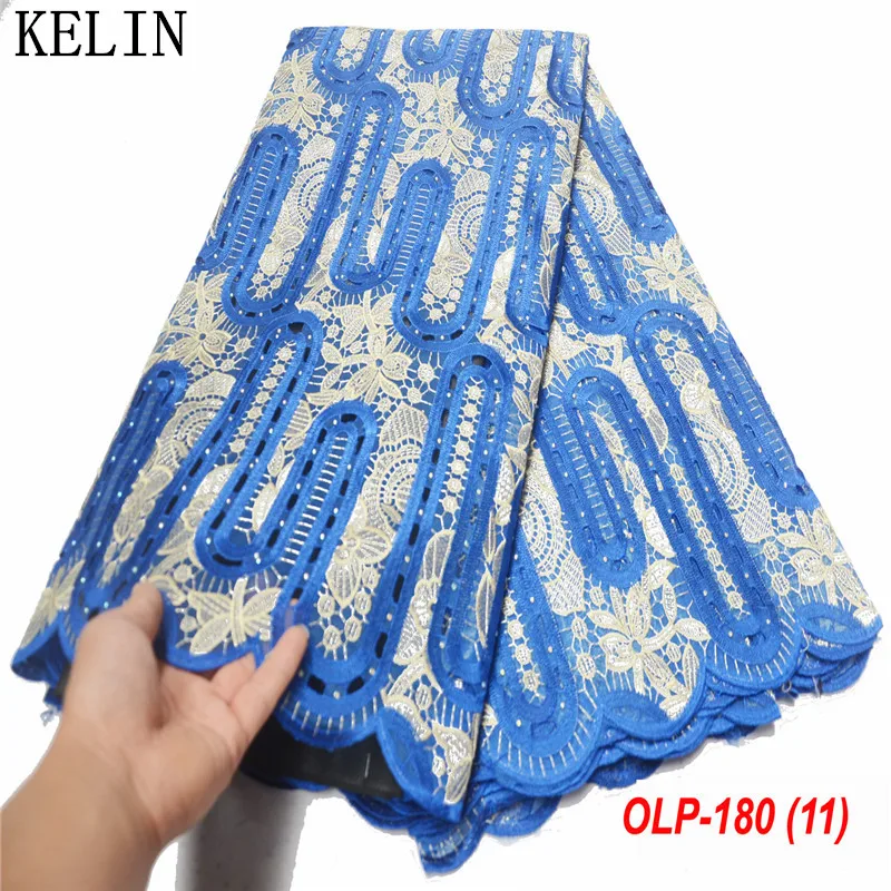 

African Embroidered French Mesh Lace Fabric Latest Nigerian Lace Fabric High Quality Wedding African Lace Fabric OLP-180