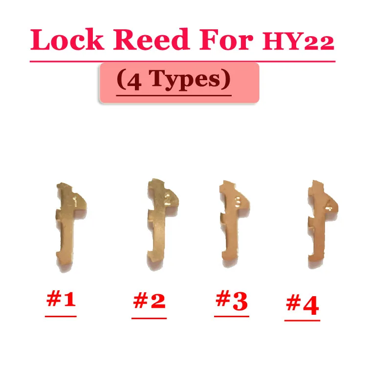 XNRKEY (100pcs/box )HY22 Car Lock Reed Locking Plate for Hyundai Lock (Each Type 25pcs) Repair Kits