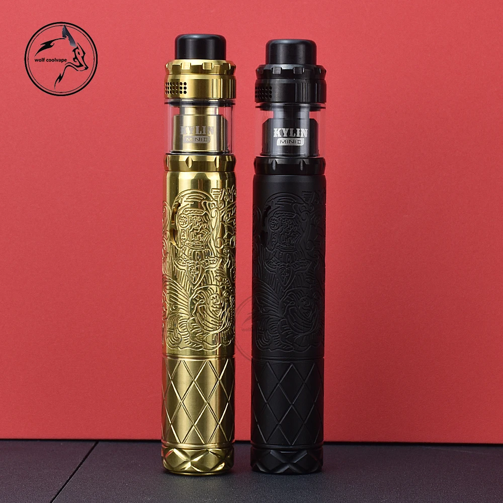 Selbstmord König mod Mechanische mit Kylin Mini V2 RTA zerstäuber vape kit für 18650/20700 batterie messing material 25mm e-cig mech mods