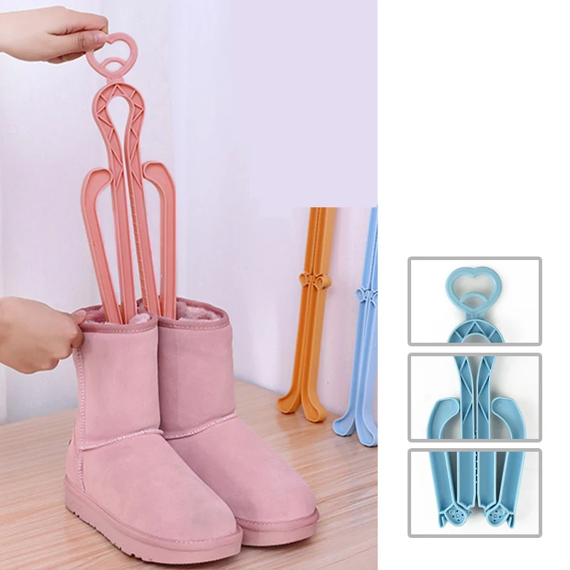 

1pcs Foldable Tube Support for Long Boots Shoe Support Storage Rack Shoe Trees Shaper Stretcher Variable Rack Hanger Accessories