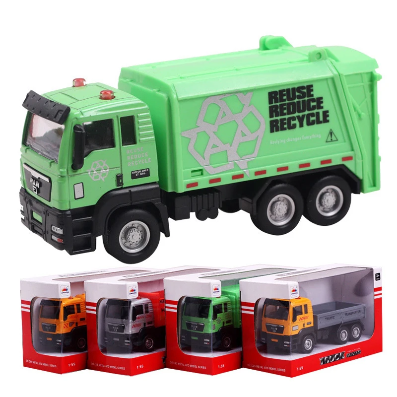 NEW  carrier vehicle garbage truck agitator truck fire fighting truck  car transport vehicle model toy gift for boy children