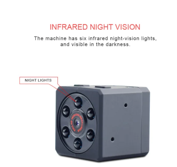 미니 카메라 1080P 휴대용 소형 HD 보모 캠 야간 투시경 완벽한 실내 보안 카메라 가정 및 사무실용