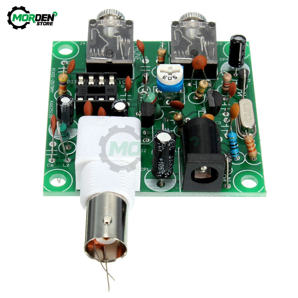 S-PIXIE CW QRP Shortwave Radio Transceiver 7.023Mhz DIY Kit Module Acrylic Shell for Ham Radio Audio