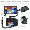 FEELWORLD FW568 V3 5.5 インチポータブルカメラ DSLR フィールド波形モニター 4K HDMI 入力出力フル HD 1920x1152 チルトアーム電源出力 6
