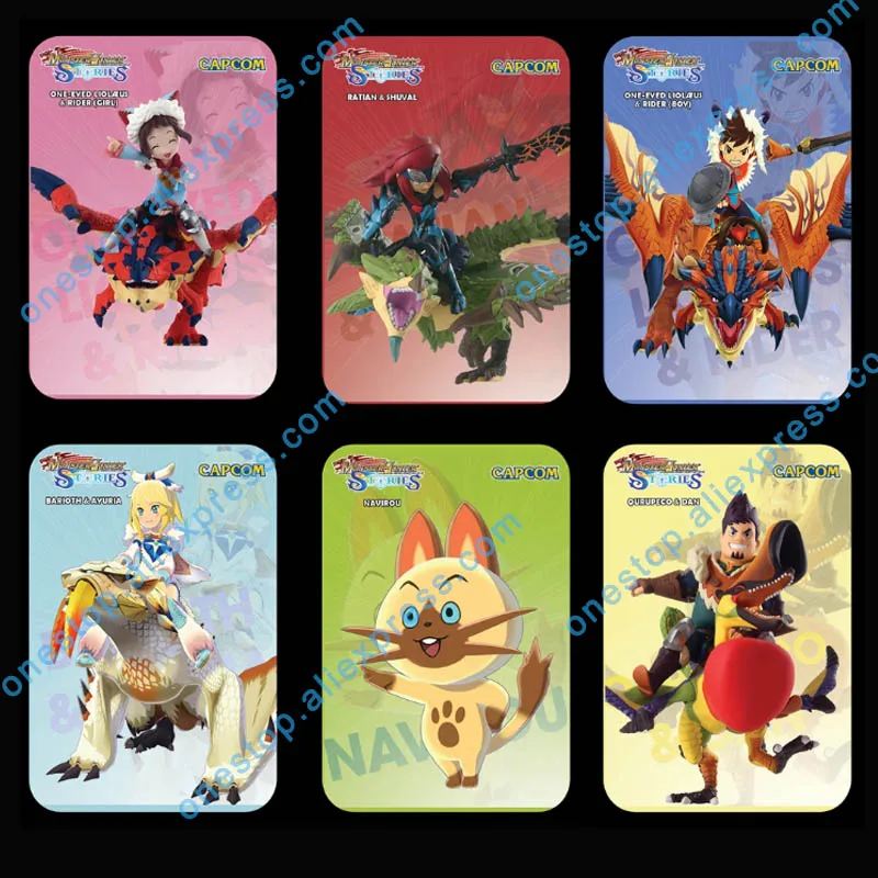 NFC Linkage Card NTAG215 Printed Card for Monster Hunter Rise Palamute Palico Magnamalo