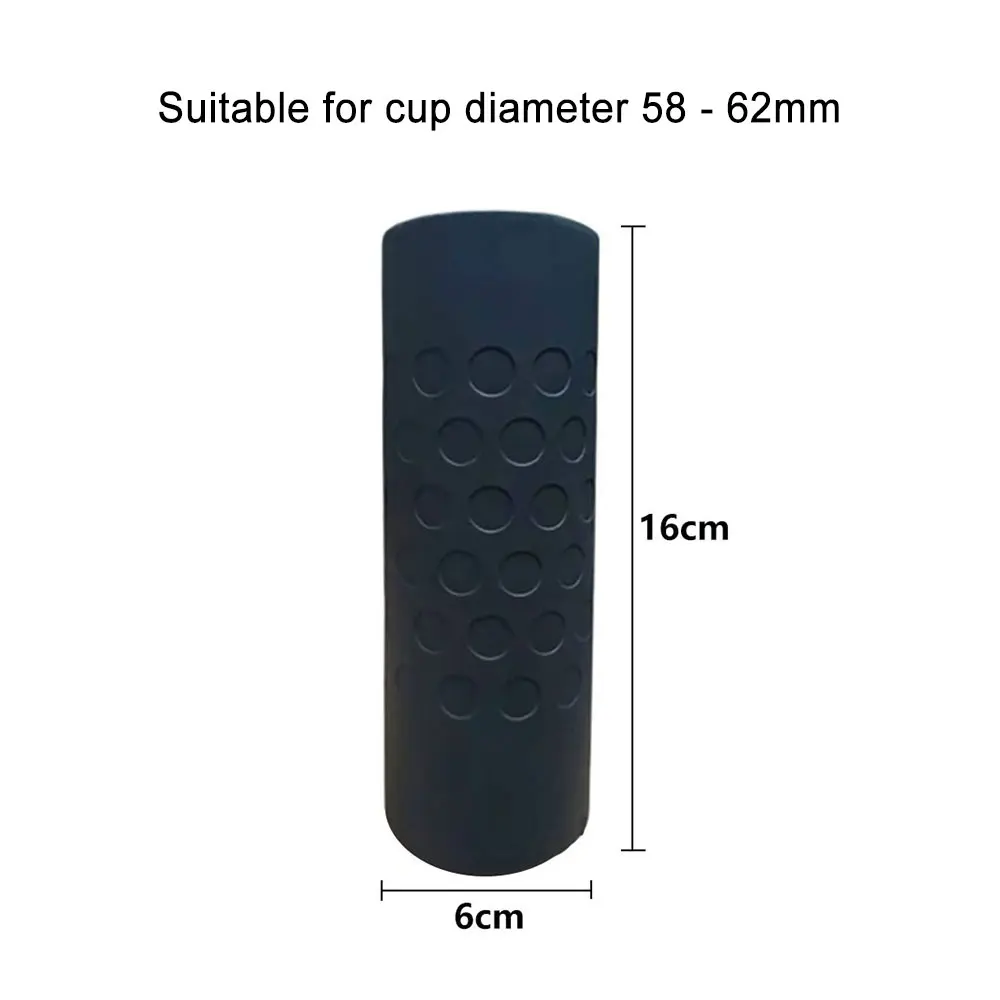 High 16cm Silicone Cup Sleeve 6CM Straight Milk Bottle Sleeve Water Bottle Cover Cup Holder Wear Resistant Cup Bottom Cover