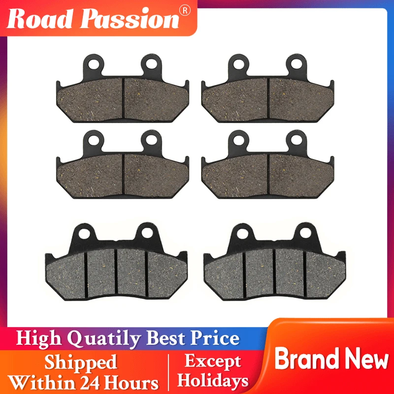 

Road Passion Motorcycle Front and Rear Brake Pads For Honda GL1500 Goldwing Aspencade I Interstate VFR700 VFR750 Interceptor