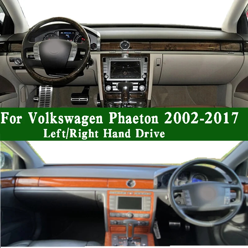 

For Volkswagen VW Phaeton 3D1/2/3/4/6/7/8/9 V6 V8 V10 W12 Dashmat Dashboard Cover Protective Sunscreen Pad Anti-Dirt Dash Mat