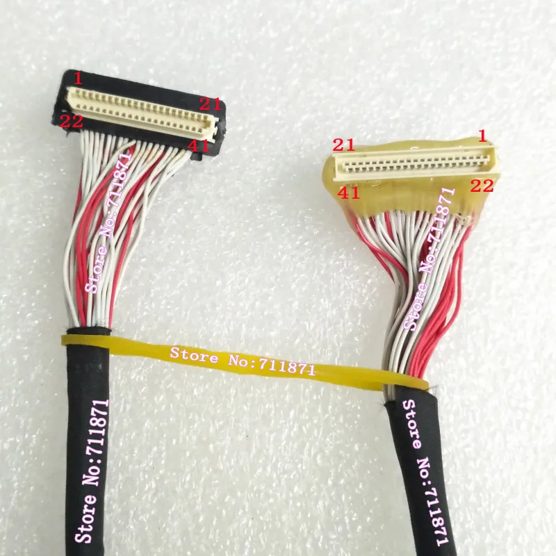 1.0 الملعب 41Pin ذكر أنثى DF9 تمديد وصلة كابل 41P إلى 41Pin TTL 41S DF9 ذكر أنثى تمديد الحبل ذكر إلى أنثى 41P DF9