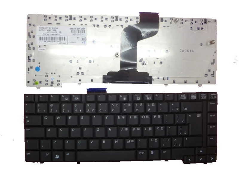 

Laptop Keyboard For HP 6730B 6735B V070526ER1 BR 468776-201 487136-201 6037B0026211 V070526ES1 US 468776-001 487136-001