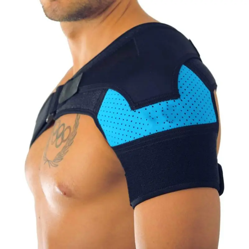 1PC Women Men Shoulder Brace with Pressure Pad Shoulder Support Pain I ce Pack Shoulder Compression Sleeve Accessories