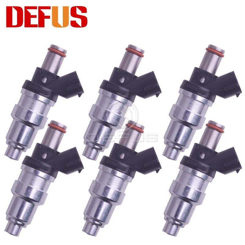 DEFUS 6x Fuel Injector 23209-46010 23250-46010 For Toyota Mark2 Chaser Crown Majesta Cresta 2.5 1JZGE Engine Nozzle Injection