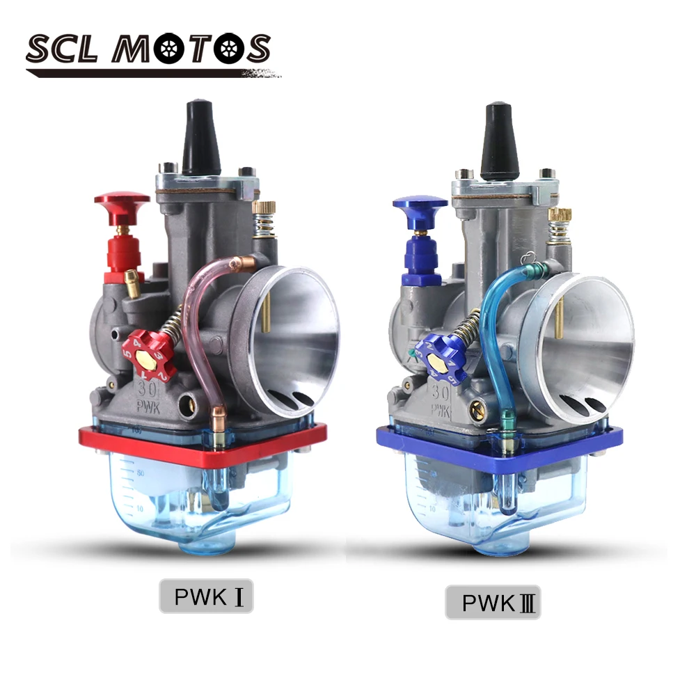 

SCL MOTOS Blue PWK 28 30 32 34mm Motorcycle Carburetor Vergaser Carburador For Yamaha Suzuki Honda KT 125-300cc Dirt Bike ATV