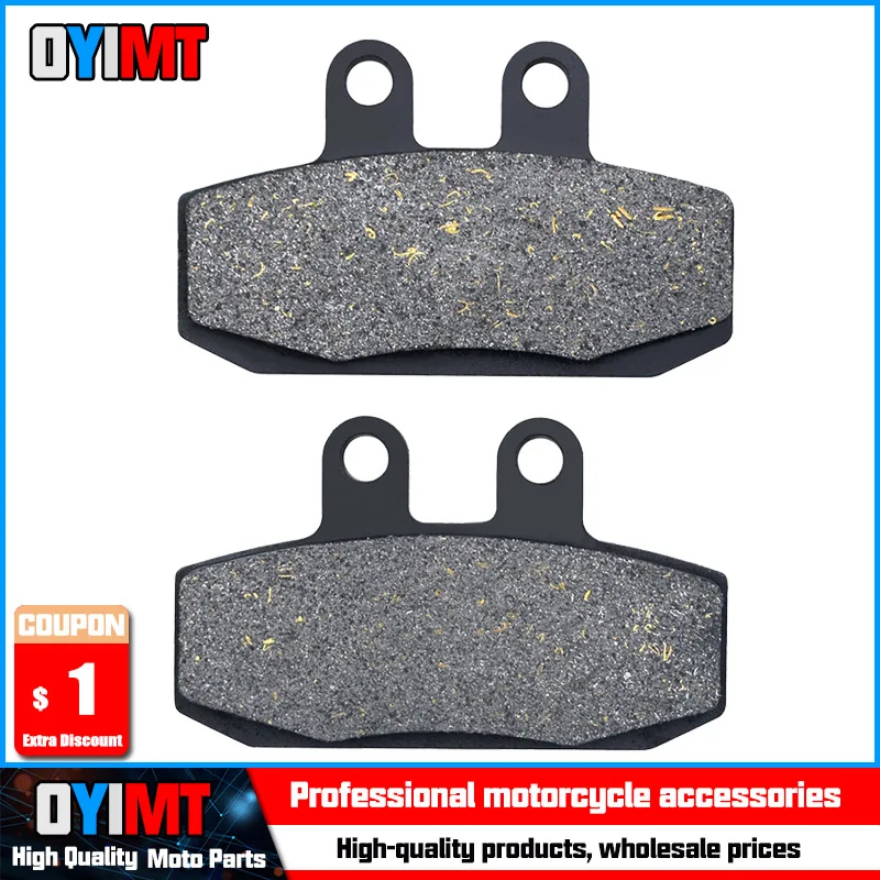 Motorcycle Rear Brake Pads For APRILIA Mana 850 GT ABS for MOTO GUZZI 750-V7 Special Stone Racer II ABS Spoke Cast Wheel Carbon