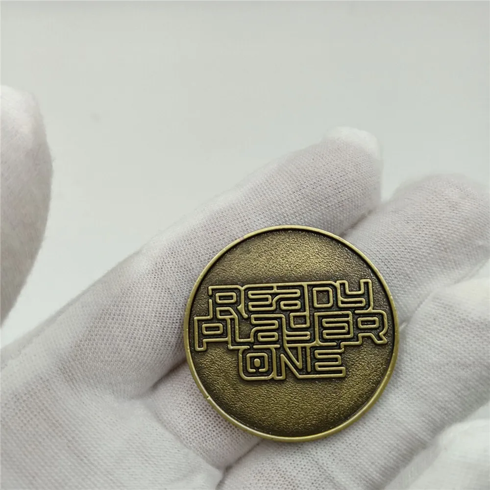Movie Ready Player One Coin Specie accessori Cosplay Prop