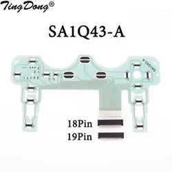 TingDong Sony PS2 SA1Q43-A 18Pin 19Pin 컨트롤러 리본 회로 기판 필름 조이스틱 플렉스 케이블 전도성 필름 커넥터