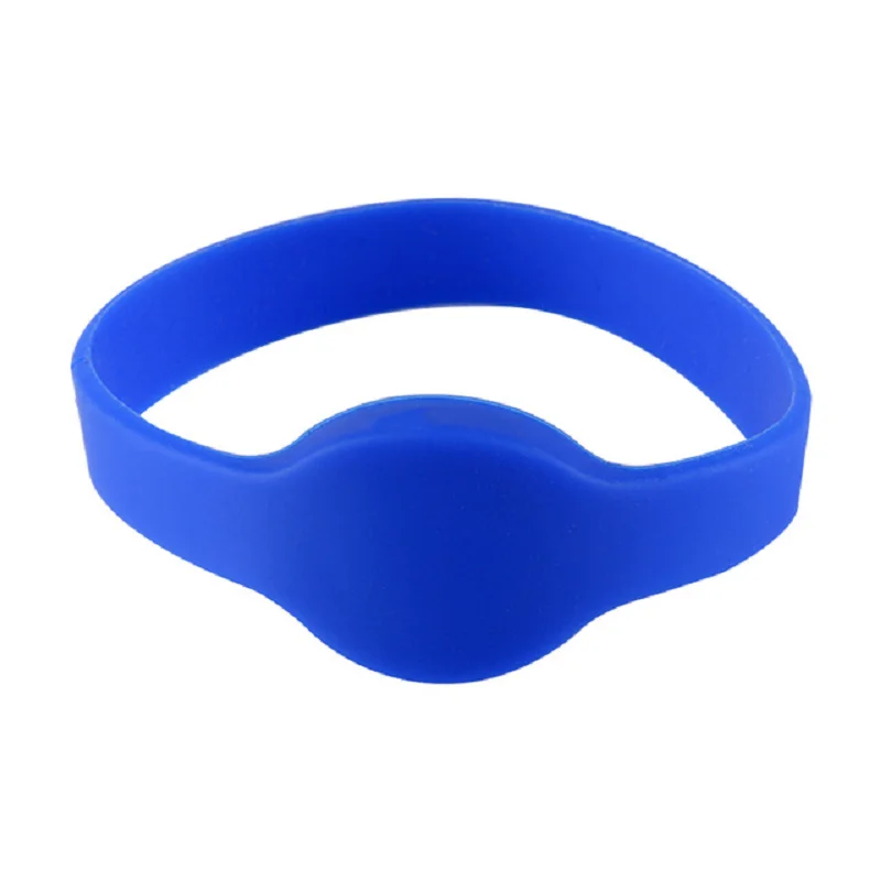 5PCS Access Control Tag 13.56Mhz Read-Only Time Attendance 1K S50 NFC Smart Chip IC Card Bracelet Keychain RFID Wristband
