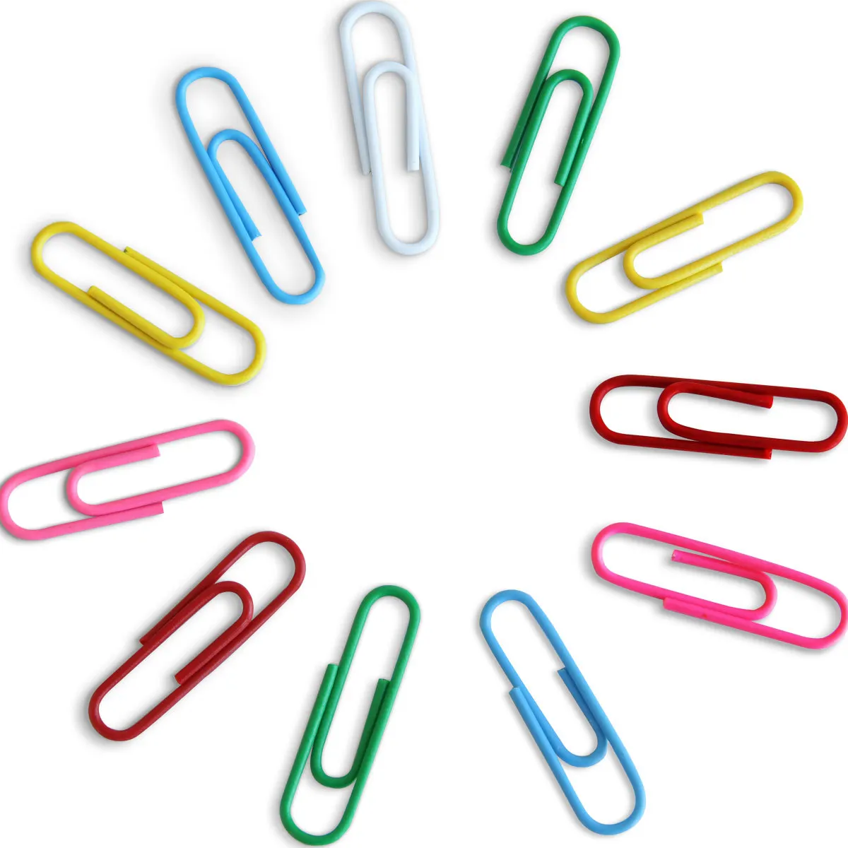 Paperclip Binding Clip Kantoorbenodigdheden Stationair Kantoorbenodigdheden Clip 2.9cm160pcscolor Metalen Plastic 160 Stuks/doos