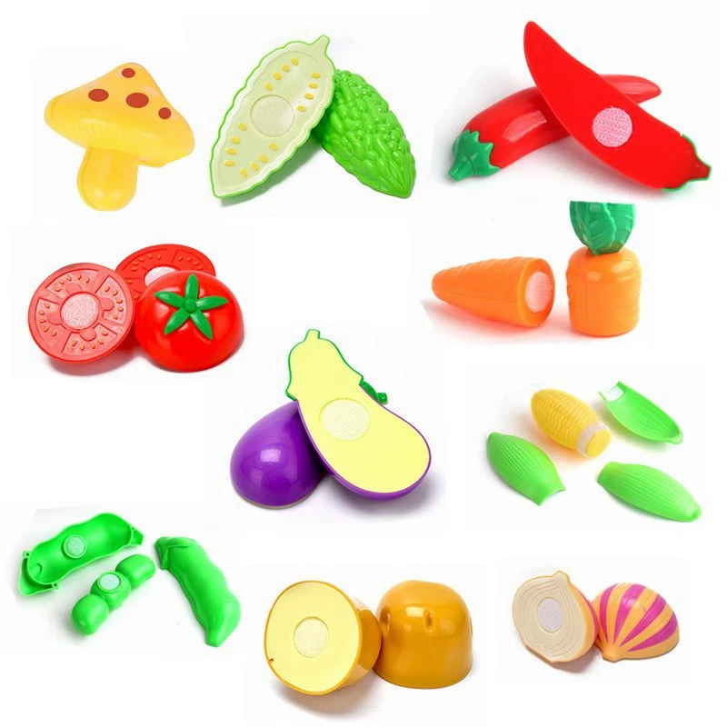 Pretend Play Kitchen Vegetable Toy Miniature Fake Food Tomato Carrot Cabbage Potato Corn Chili Model Girls Toys For Children 29