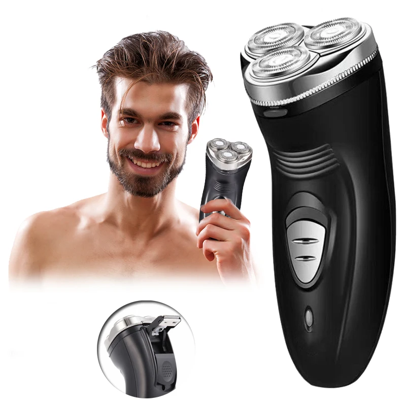 Men's Electric Shaver Rechargeable 3D Floating Head Knife Moustache Trimmer Razor Shaving Razors Men Beard Trimmer Machine