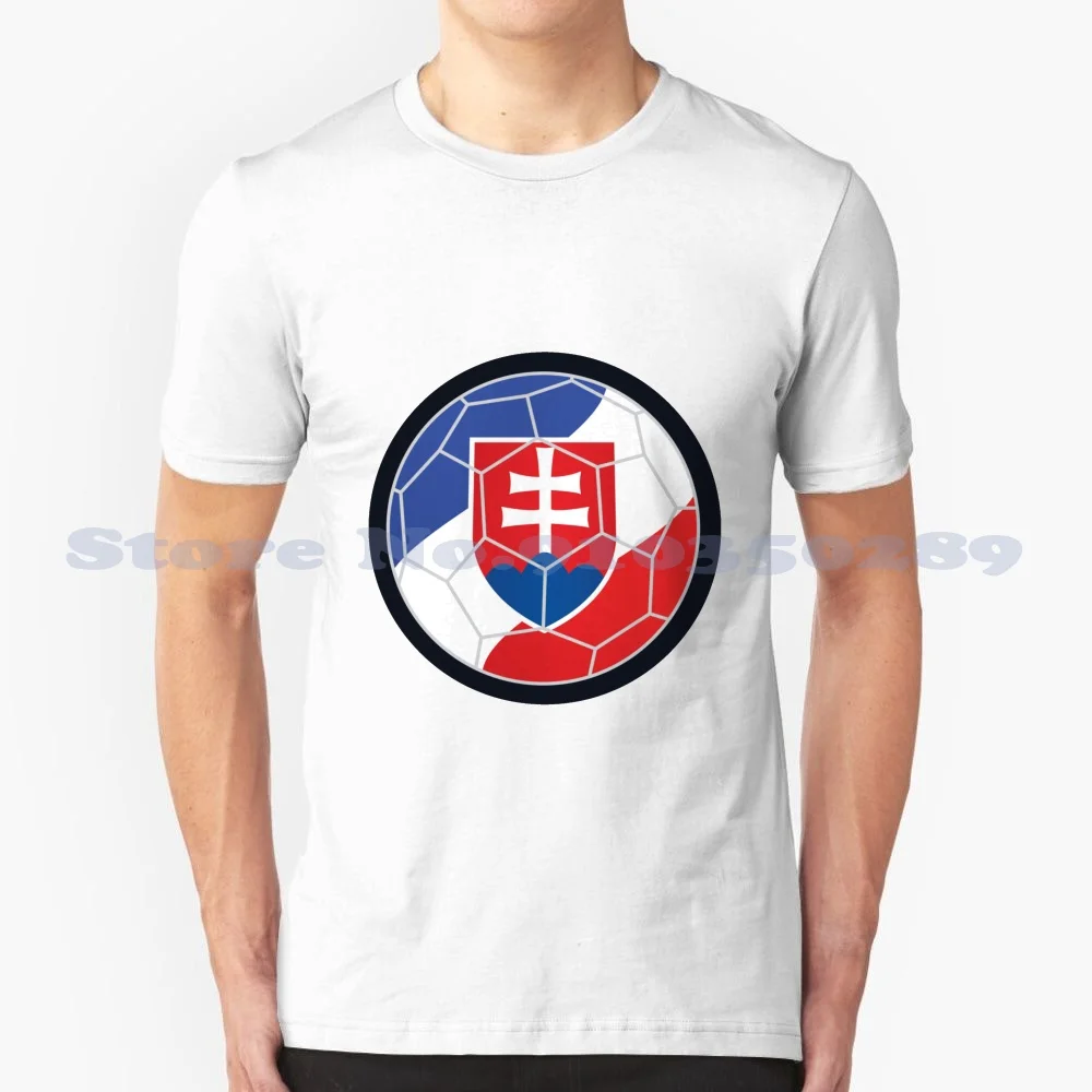 Slovakia 100% Cotton T-Shirt Slovakia Soccer Football Cup Europe Sport Team