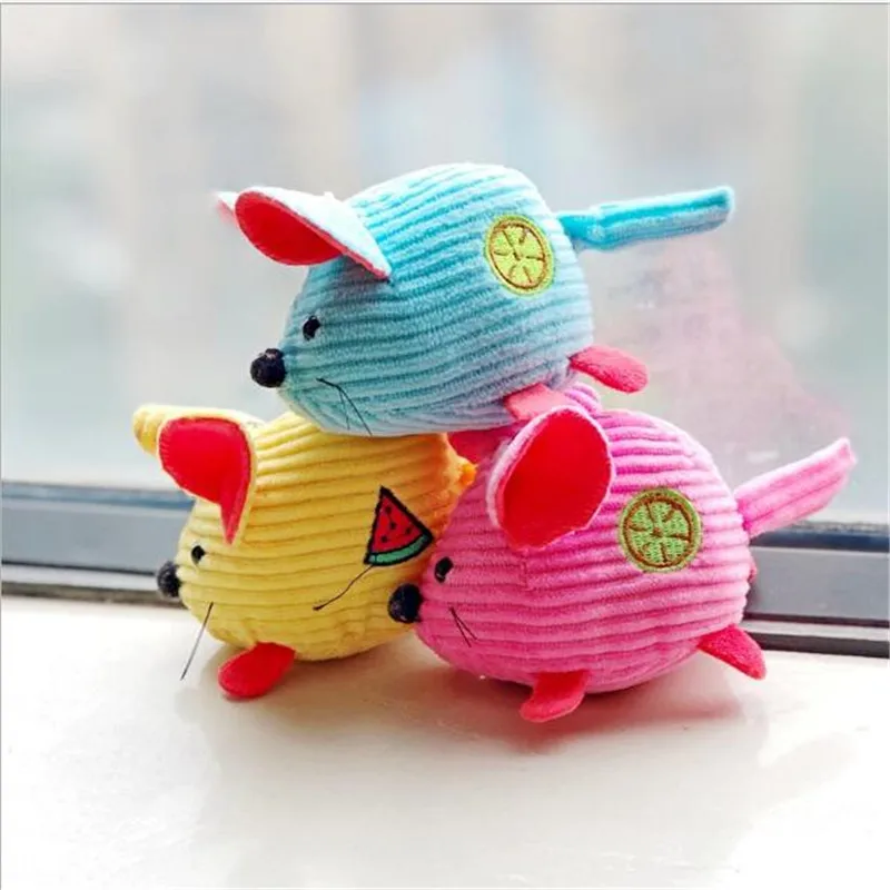 Peluche mignonne et colorée en forme de fruit et souris pour fille et garçon, jouet pendentif de 10cm, mascotte de l'année du rat, cadeau de Noël, 1 pièce, ocaANWEIRAN