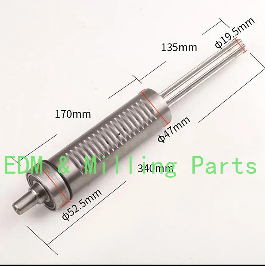 Imagem -06 - Cnc Bench Drill Spindle Assembly Spring Spindle Sleeve Drive Shaft Gear Shaft Polia Rolamento para 16 mm Drilling Machine