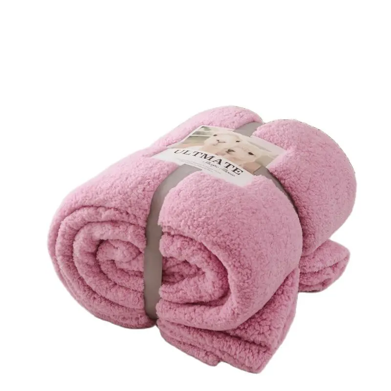 

1/3pcs Lamb Cashmere Comforter Cover Pink Grey Or Duvet/Quilt Cover Sest Winter Warm Velvet Solid Color Bedspread Home Textile