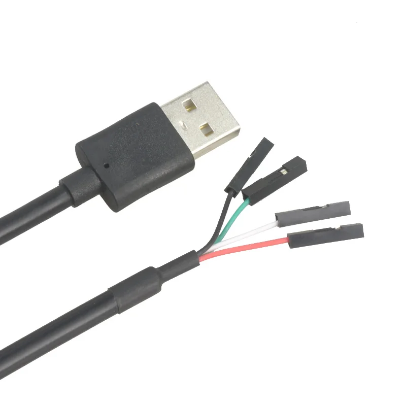 USB2.0 A male TO 2,54mm shell 1P * 4 Female, USB к DuPont cable 0,3 m