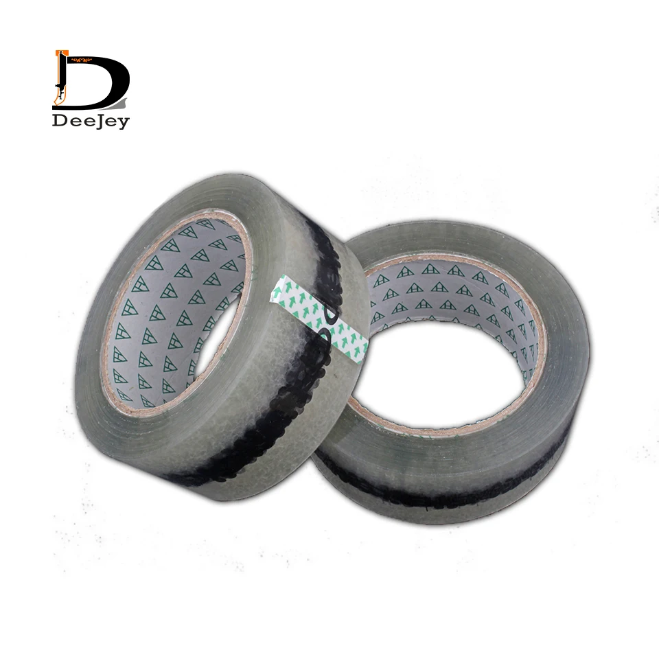 Custom printed adhesive clear transparent tape sealing tape for branding packing 100meter roll 10 roll lot