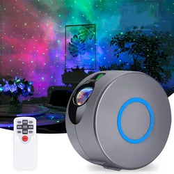 Starry Sky Projector Lamp Led Laser Galaxy Night Light USB Remote Control Fantasy Gypsophila Home Theater Party Bar Gift Light