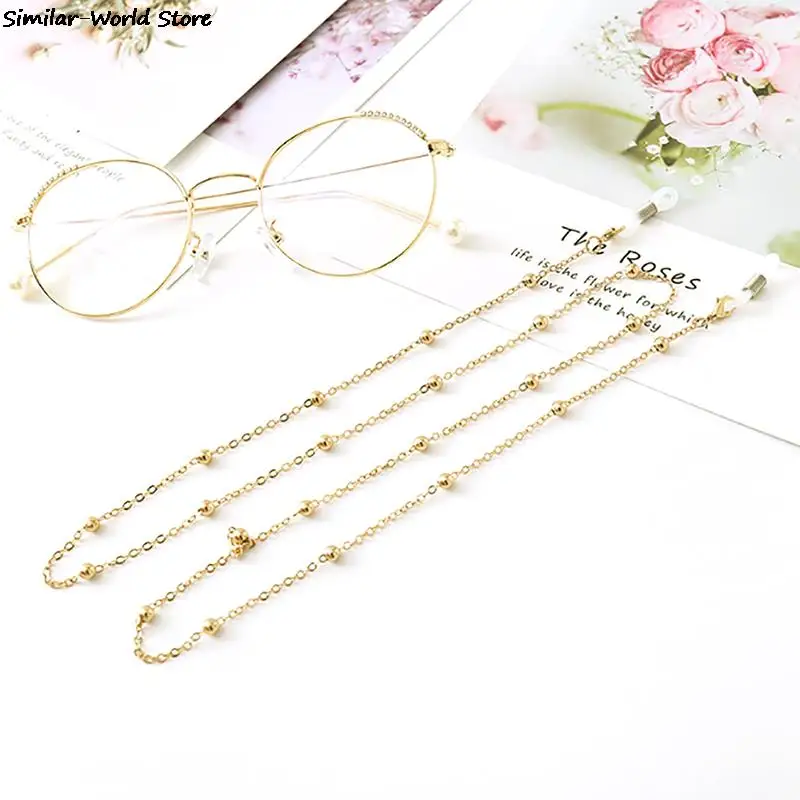 

Fashion Glasses Cord Sunglasses Chain Strap Holder Cord Glass Gold Necklace Neck Eyeglass Chain Accessories Landyard Cuello