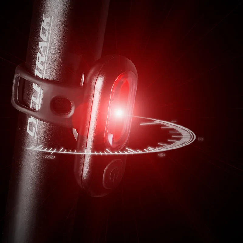 Lampu Sepeda USB Lampu Belakang Isi Ulang Lampu Led Sepeda Gunung Lampu Peringatan Malam Aksesori Peralatan Berkendara