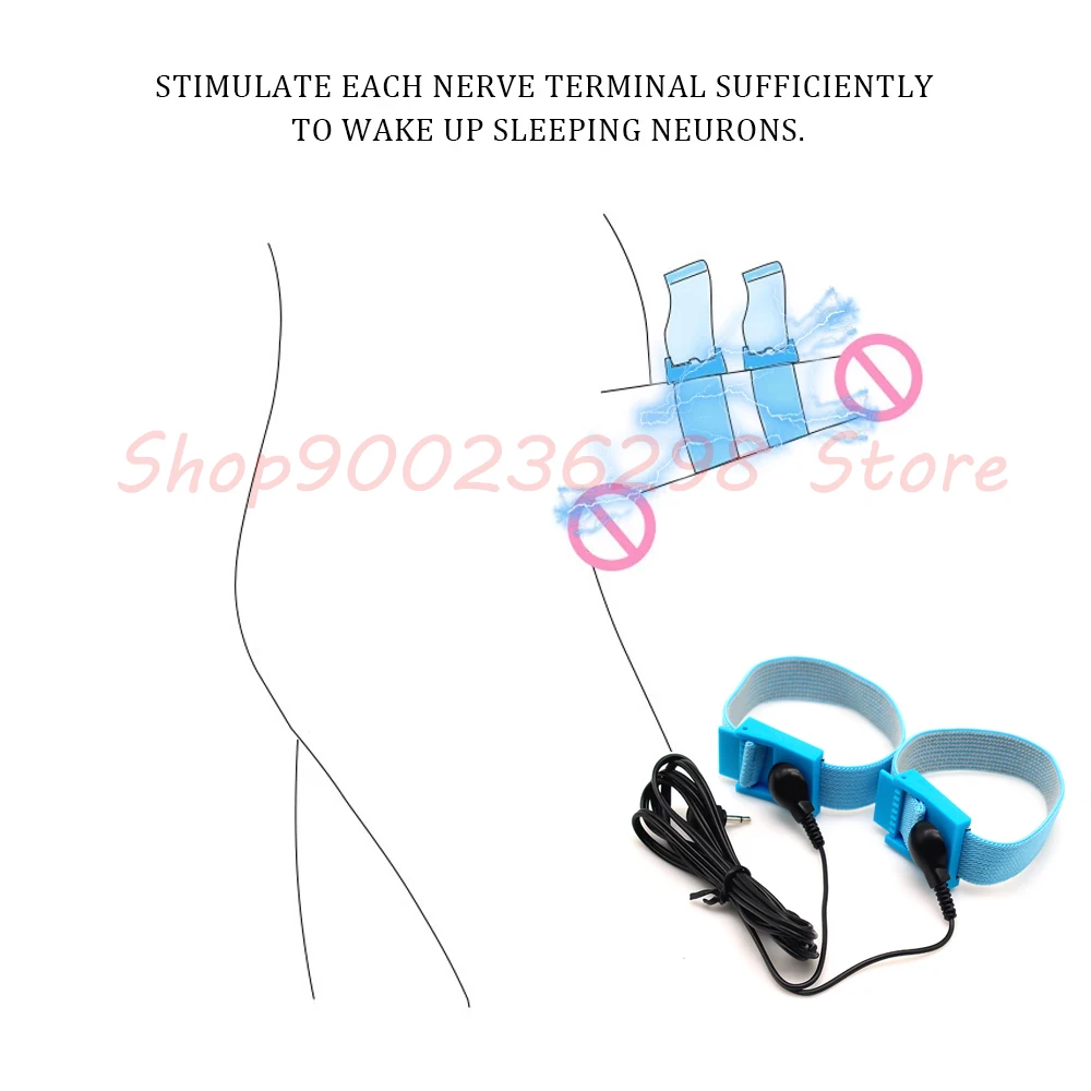 Bdsm Toy,Electro Stimulation Penis Ring,E-stim Glans Trainer Cock Cage Ball Bondage Penis Extender,Electric Sex Massage For Male