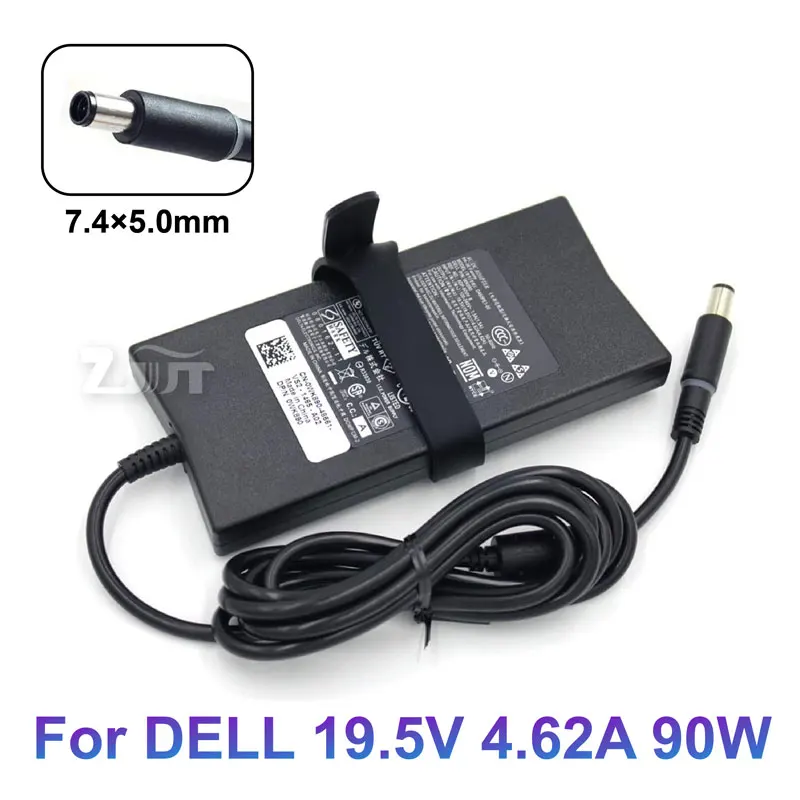 

19.5V 4.62A 90W 7.4x5.0mm AC Laptop Power Adapter Charger Supply For DELL Inspiron 15R N4010 N4030 N5010 M5110 D830 E6500 PP42L