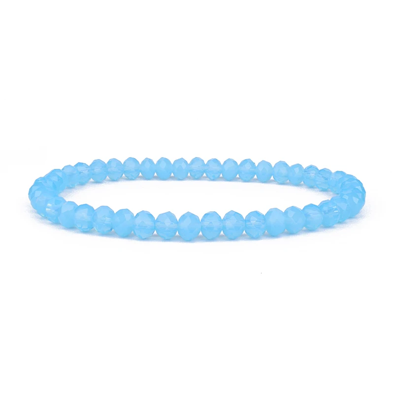 Mini Facted Crystal Bracelet Women Luxury Beaded Ladies Bracelet Fashion 6/8mm 41color Crystal Beads Bracelet Friendship Jewelry