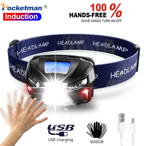 Rechargeable LED Headlamp 1200lm with Motion Sensor POCKETMAN