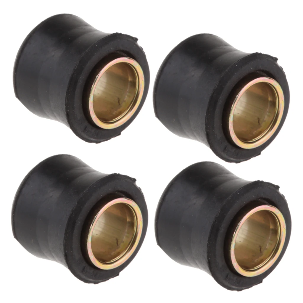 4 Rolls Motorcycle Shock Absorber Suspension Bushing Rubber Bush 12mm