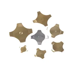 20pcs Gold Plating 6.0 8.0 8.4 10.0 12.0 14.0 16.0 mm Diameter Single Cross Shape Metal Dome Snap Dome Switch SPST Array switch