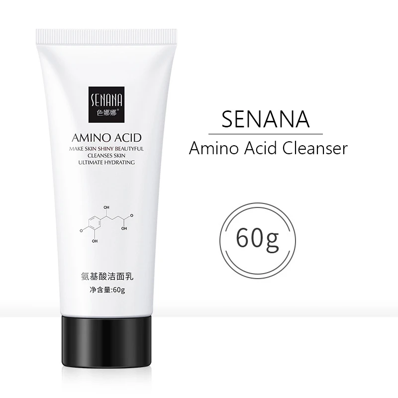 Nicotinamide Amino Acid Face Cleanser Facial Scrub Cleansing Acne Oil Control Blackhead Remover Shrink Pores Skin Care