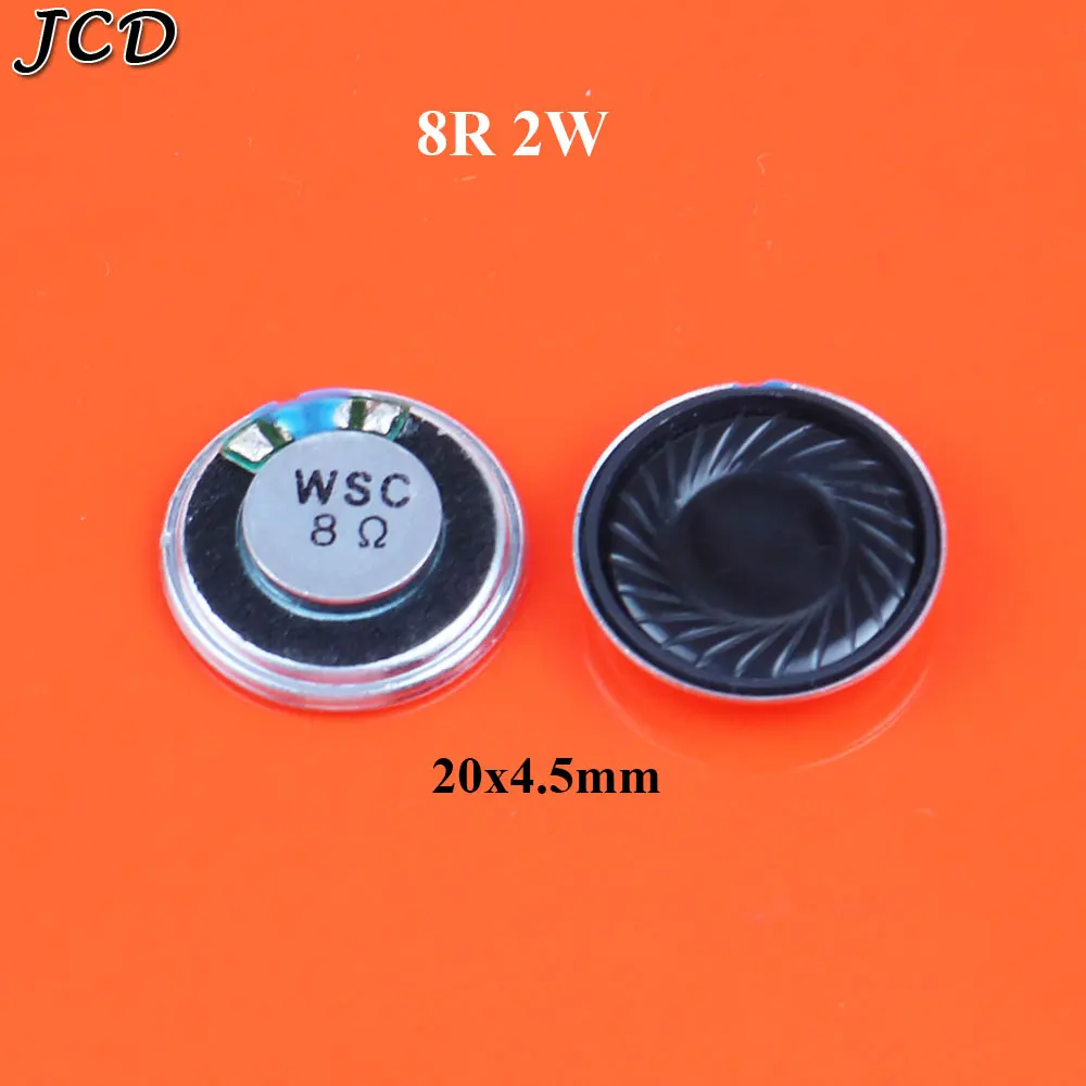 JCD speaker 2W 8 Ohms 8R 8Ohm Speakers diameter 20mm 23mm 28mm 36mm 40mm small horn