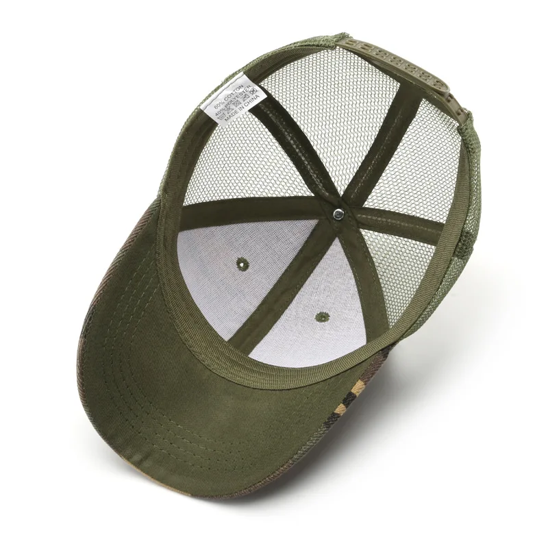 Summer 3-10 Years Old Parent Child All Match Camouflage Mesh Baseball Caps Baby Outdoor Casual Sunscreen Breathable Sunshade T30